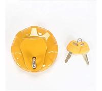 XÉBRAD Kit de verrouillage de bouchon de réservoir de carburant for excavatrice, 1 pièce, couvercle de réservoir de carburant jaune, couvercle de Ensemble de couvercle de carburant pour excavatrice