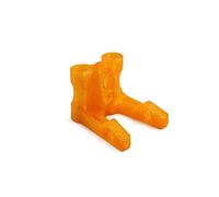 XEBRAD Kits de Cadre FPV GEPRC GEP-Mark4 GEP-Mark2 Remplacement de Support d'antenne 3D TPU Récepteurs FRSKY R9mm TBS Nano RX Pièces de Bricolage Kit de Construction de Drone(Orange)