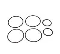 XEBRAD LHD RHD 6 pièces anneaux de garniture de haut-parleur de porte en Fiber de carbone X5 X6 F15 F16 2014-2017 Garniture de haut-parleur de voiture