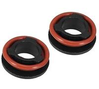 XEBRAD Lot de 2 douilles d'adaptateur for phares voiture LED H11, noir Adaptateur pour ampoule de phare