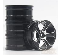 XEBRAD Lot de 4 Jantes en Alliage d'aluminium for Voiture de Course sur Route HPI, HSP, modèle RC 1:10, for HSP, 94123/94122/94103 D4/D3/CS(305H)