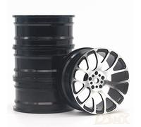 XEBRAD Lot de 4 Jantes en Alliage d'aluminium for Voiture de Course sur Route HPI, HSP, modèle RC 1:10, for HSP, 94123/94122/94103 D4/D3/CS(7Y-H)