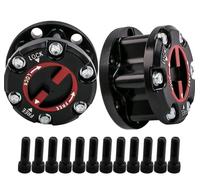 XEBRAD Moyeu de Verrouillage Manuel de Roue Libre Holden Jackaroo Rodeo Colorado Frontera, for Isuzu, Dmax Trooper 17 Spline Écrous de Blocage de Roue
