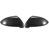 XEBRAD Paire de coques rétroviseurs côté conducteur et passager en fibre carbone noire, for Volkswagen, Golf MK7 E-, for, garnitures protection rétroviseur Housse de rétroviseur