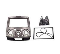 XÉBRAD Panneau stéréo double Din Fascia Facia Radio Dash Installation Garniture Pièces automobiles Repl, for Ford, Everest Ranger, for Mazda, BT-50 BT50 2006-2011 Façade d'autoradio de la console cent