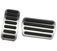 XEBRAD Pédale de Frein en Acier Inoxydable for Volvo V40 XC40 C30 C70 S40 2013 2014 2015 2016 2017 2018 Pédale d'embrayage de Voiture(Black at)