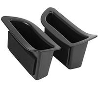 XEBRAD Plateau de rangement porte véhicule 2 pièces/ensemble, boîte poignée pour avant noire, support conteneur, pour Volvo, pour V40 V40Cc boîte de rangement pour poignée de porte de voiture