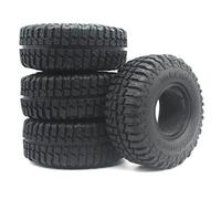XEBRAD Pneus en Caoutchouc for modèle de Voiture RC à l'échelle 1:10, diamètre de 1,9 Pouce, 117 108 102 96 mm, Pneu for Gravier Super Souple(102MM-4PC)