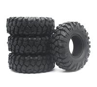 XEBRAD Pneus en Caoutchouc for modèle de Voiture RC à l'échelle 1:10, diamètre de 1,9 Pouce, 117 108 102 96 mm, Pneu for Gravier Super Souple(108MM-4PC)