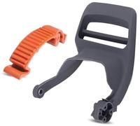 XEBRAD Poignée de frein de chaîne 445, for tronçonneuses Husqvarna 445, 445E, 450, 450E, protège-main avec clip de boucle de couvercle supérieur 455, for Husqvarna, 505422701 et 544082601 Protège-main