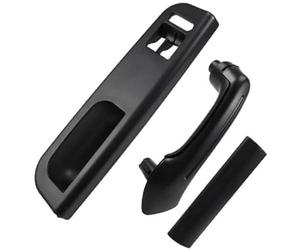 XEBRAD Poignée de panneau de porte de voiture Poignée de porte noire, pour Golf 4, pour Passat Access, poignées panneau intérieur