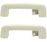 XEBRAD Poignée de sécurité for toit intérieur voiture, for Land Rover, Discovery 3 et 4 (1 pièce arrière beige) Poignée de toit de voiture(BLACK 2pcs Beige Rear)