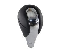 XEBRAD Pommeau de levier de vitesse automatique for voiture, for Toyota, Estima, Hilux, Crown Innova Matrix Venza Cache-soufflet de levier de vitesse(BLACK Chrome)
