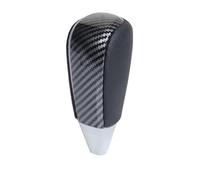 XEBRAD Pommeau de levier de vitesse de voiture, for Toyota, for Land Cruiser, 200 FJ20 2008-2017 pommeau de vitesse automatique style de voiture Cache-soufflet de levier de vitesse(BLACK Carbon fiber)