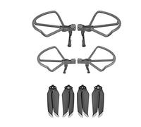 XEBRAD Protège-hélices Lame Train d'atterrissage Pliable Installation Rapide Anneaux de Protection Accessoires de Drone Mavic Air 2 /, for DJI, Mavic Air 2 Protection d'hélice de Drone(Set B Silver)