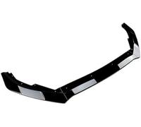 XÉBRAD Séparateur de Pare-Chocs Avant for Focus MK4 St, kit de carrosserie ABS for carrosserie (2019, 2020, 2021, 2022) (Noir Brillant) lèvre de séparation de Voiture(Black Gloss Black)