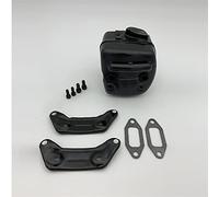 XEBRAD Silencieux d'échappement, for Husqvarna, 385 385XP 390 390XP 372XP 372 371 365 365XP 362, pièces de tronçonneuse avec écran Pare-étincelles Kit Silencieux pour tronçonneuse