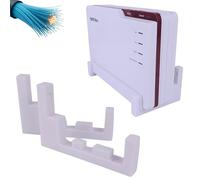 Xebtec Support mural pour Fritz!Box 5690 Pro, fibre de verre, support Fritz, blanc, peu encombrant et stable, pour FritzBox 5690PRO, fabriqué en Allemagne (fibre de verre)