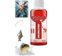 Xebular New Natural Bait Scent Fish Attractants, Concentrated Fish Attractant Liquid, Fish Point Liquid for All Types, Fast-Acting Red Worm Formula, Improve Your Fishing Experience (1 Pcs)