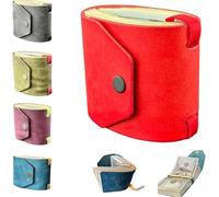 Xebular The Cash Wrap Portefeuille en cuir avec accès rapide aux espèces, portefeuilles de voyage simples, bandes de sac à main pratiques avec fermoir magnétique, petit portefeuille compact de luxe