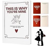 Xebular This is why you are mine - Livre souvenir pour couples - Un journal d'amour pour les couples, journal romantique pour couple, cadeau significatif pour votre petit ami bien-aimé et petite amie