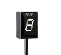 XEDLAMP 1-6 indicateur d'affichage de vitesse accessoires moto d'installation non destructifs, for VN2000 2004-2010 Indicateur de vitesse de vélo(BLACK White)