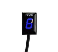 XEDLAMP 1-6 Indicateur de Vitesse Compteur d'affichage Plug And Play, for Z800e Z 800e 2013 2014-2017 Indicateur de vitesse de vélo(BLACK Blue)