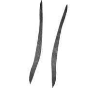 XEDLAMP 1 paire de garnitures sourcils phares voiture, pour BMW, pour X5 E70 2010 2011 2012 Abs pour avant paupière couvercle des yeux autocollants garniture de sourcil de phare de voiture