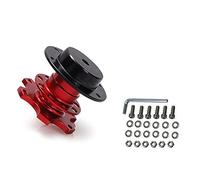 XEDLAMP Adaptateur de moyeu à dégagement rapide, volant de Sport de voiture, for siège, 2001 - 2006 EP-CA0011G Adaptateur pour moyeu de volant(Rot)