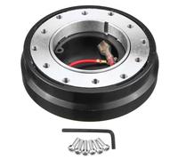 XEDLAMP Adaptateur universel de moyeux de moyeu à dégagement rapide for volant de voiture, Kit de patron à clipser, style court et fin Adaptateur pour moyeu de volant