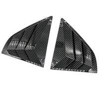 XEDLAMP Autocollant de Garniture Couvercle persienne fenêtre arrière, for Lancer 2002-2006, Accessoires Voiture en Fiber Carbone, volet d'aération latéral Cache-persiennes de Voiture