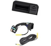 XEDLAMP Caméra de recul pour Voiture Caméra de recul, pour Ateca Leon St Mk3 Ibiza FR, Inversion trajectoire Dynamique, Vue arrière stationnement(Black MQB Cam B)