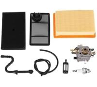 XEDLAMP Carburateur, for tondeuses à gazon avec kit de mise au point du filtre air, for STIHL, TS400 Scie béton TS 400 HS-274E 4223-120-0600 Kit de filtre à air