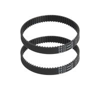 XEDLAMP Courroie d'entraînement de synchronisation for aspirateur, 2 pièces, 2M-142-6 périmètre 142mm Largeur 6mm Dents 71 convoyeur synchrone pièce de Rechange Domestique Remplacement de la Courroie