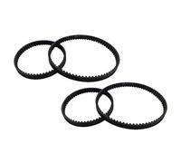 XEDLAMP Courroies 4 pièces, for aspirateur domestique ProHeat 2X (203-6688 et 203-6804), accessoires de rechange for Robot balayeuse Courroie d'aspirateur