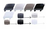 XEDLAMP Couvercle Peint de Crochet de Capuchon d'oeil de remorquage de Pare-Chocs Avant/arrière, for VW, for Passat CC 2009-2012 Couvercle de Crochet de remorquage Automobile(1 PCS Rear Glod)