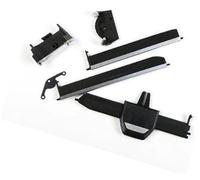 XEDLAMP Curseur de Clip de calandre de ventilation de climatiseur central avant de voiture, for BMW, X5 X6 X7 G05 G06 G07 2019 - 2021 Clip pour grille d'aération de voiture(BLACK Middle Left Kit)