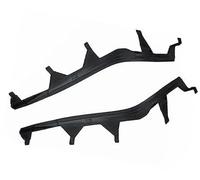 XEDLAMP E46 pour avant supérieur phare sourcils paupières bandes de couverture autocollant garniture couvercle des yeux, pour Bmw, pour 325I 2002-2005 garniture de sourcil de phare de voiture