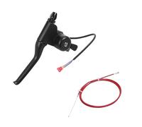 XEDLAMP Ensemble de frein à main pour scooter élec Levier de poignée de frein gauche, pour Gotrax Gxl V2 Apex Pro Xl Rival Xr Elite, pièce de réparation de câble de disque de 110 mm(Set a)