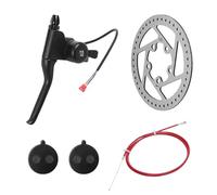 XEDLAMP Ensemble de frein à main pour scooter élec Levier de poignée de frein gauche, pour Gotrax Gxl V2 Apex Pro Xl Rival Xr Elite, pièce de réparation de câble de disque de 110 mm(Set B)