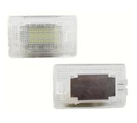 XEDLAMP For, 3 5 6 7 série X1 X5 E81 F10 F20 F21 E46 E60 E39 E92 compartiment à bagages coffre lumière intérieure boîte gants lampe Éclairage de plaque d'immatriculation à LED de voiture(BLACK 2pcs)
