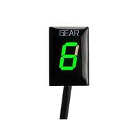 XEDLAMP For Ducati, for Scrambler 400 2016 2017 2018 2019, Moto 1-6 Niveau Vitesse Indicateur de Vitesse Accessoires Compteur d'affichage de Vitesse numérique Indicateur de rapport de moto(Green)