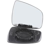 XEDLAMP Miroir de porte à ailes en verre convexe chauffé, pour Dacia Sandero Hatchback 2012 - 2022, côté conducteur droit, remplacement britannique panneau de verre de rétroviseur latéral du véhicule