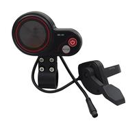 XEDLAMP Panneau de Compteur pour Scooter électriqu Accélérateur au Pouce avec écran LCD QS-s4 6 Broches, pour Scooter électrique, pour Zero, 8/9/10/8x/10x/11x 36v-60v(36v-60v -b)