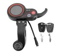 XEDLAMP Panneau de Compteur pour Scooter électriqu Accélérateur de Tableau Bord à 6 Broches, Compteur kilométrage Zq-100, pour Instrument d'affichage LED avec Vitesse ccessoires