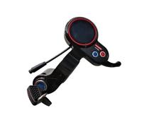 XEDLAMP Panneau de Compteur pour Scooter électriqu Compteur de kilométrage d'accélérateur Ax-hb02 avec Interrupteur à clé, Vitesse Verrouillage, accélérateur réglable, Tableau Bord Affichage