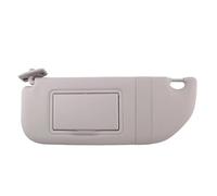 XEDLAMP Pare-Soleil Côté Droit Gauche Pare-Soleil avec Miroir Pare-Soleil intérieur de Voiture Pare-Soleil Bouclier Panneau d'ombrage, for Peugeot, for 301 Pare-Soleil côté conducteur(Black Left)