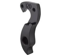 XEDLAMP Patte de dérailleur arrière remplaçable, for Pattes de dérailleur, 120 mm, Noire, Taille Unique Patte de dérailleur de vélo