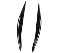 XEDLAMP Paupière à sourcils de phare noir brillant, pour Bmw, pour couverture série 5 F10 2010 2011 2012 2013 garniture de sourcil de phare de voiture