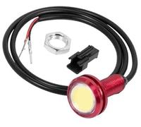 XEDLAMP Pièces de Lampe d'ampoule LED Avant arrière, for Accessoires Rechange Pont d'éclairage Scooter électrique KUGOO G-Booster Feu Avant pour Scooter(Yellow)